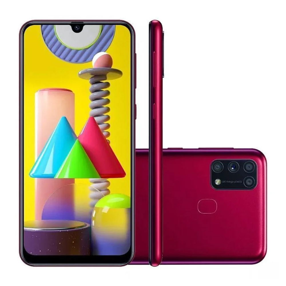 Samsung Galaxy M31 128GB 6GB Android Rosa Desbloqueado image number 0